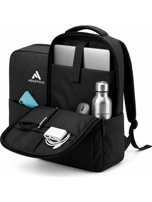 Odea Bybars Laptop Sırt Çantası Siyah | Iç Bölmeli Bilgisayar Çantası | 15.6 Inç Uyumlu | Günlük, Okul, Iş ve Seyahat Için Çok Bölmeli Unisex Sırt Çantası