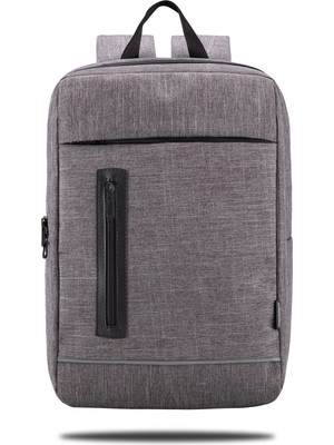 Odea Classone Triesta Serisi, RC58-154 Recycled Kumaş, 15.6 Inch Uyumlu Macbook, Laptop, Notebook Sırt Çantası, Keten Gri