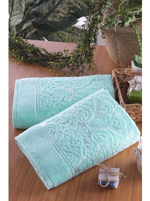 Odea Zeynep Tekstil Soft | 2'li 50X90 cm El&yüz Havlu Seti Yeşil