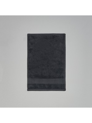 Odea Linens Premium Pamuk 30X45 cm El Havlusu Antrasit
