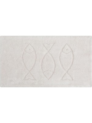Odea Marın Aqua Banyo Paspası Ekru 60X100 cm