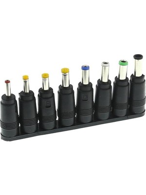 Odea 8in1 5.5 * 2.1-2.5mm Adaptör Dc Uç Çevirici Set Konnektör Başlık