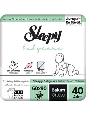 Odea Sleepy Babycare Bebek Bakım Örtüsü 10'lu x 4 Adet