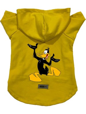 Odea Monopetz Kapişonlu Polar Sweatshirt Köpek ve Kedi Kıyafeti & Elbisesi Sarı Duffy Xl