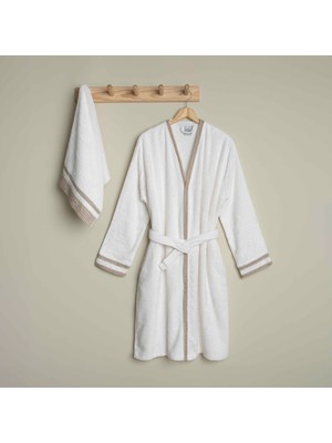 Odea Linens Vesso Bambu M/l Bornoz Seti Ekru