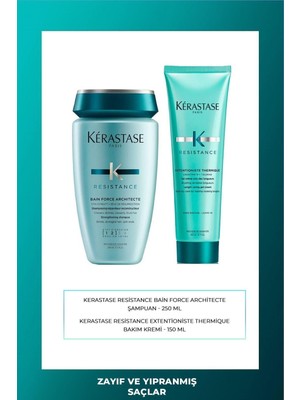 Odea Kerastase Kérastase Resistance Extentioniste Onarıcı Şampuan 250 ml & Saç Kremi 150 ml