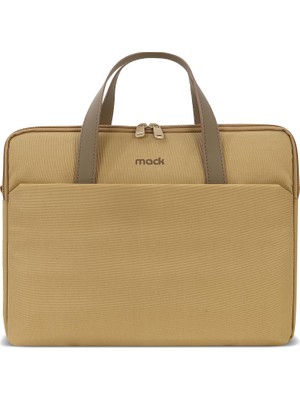 Odea Mack MCE-1513 Nova Eco Çevre Dostu Laptop Çantası, 15.6 Inç Bilgisayar Çantası, Kadın ve Erkek Notebook Çantası, Ykk Fermuarlı Macbook Çantası, Iş ve Evrak Çantası, Camel
