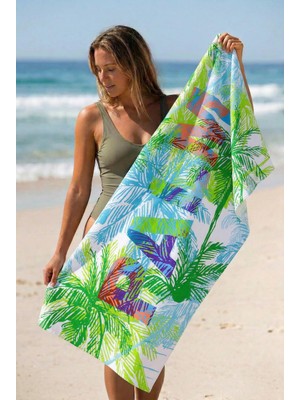 Odea Airycot Plaj Havlusu Palm