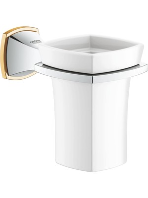 Odea Grohe Diş Fırçalık ve Tutacağı Grandera Krom/altın- 40626IG0