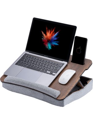 Odea Vigo Wood - LS031 Minderli Eğim Ayarlanabilir Laptop Sehpası