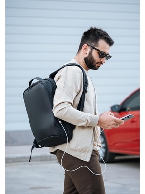 Odea Addison Serenus 15.6" Siyah/kırmızı Notebook Sırt Çantası Bilgisayar