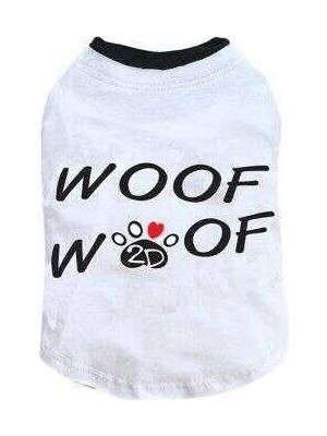 Odea Doggy Dolly Woof Beyaz Tişört Xxlarge