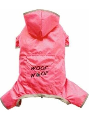 Odea Doggy Dolly Dört Ayaklı Pembe Yağmurluk Xsmall