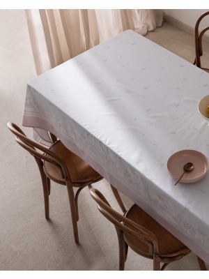 Odea Calor Polycotton Masa Örtüsü - Pudra - 160X160 cm