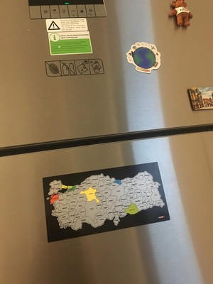 Odea Mapofx - Gez - Kazı Türkiye Haritası (Magnet, 20X10 Cm)