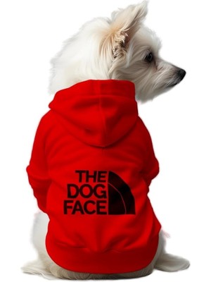 Odea Mpz Pets Kedi ve Köpek Kıyafeti & Elbisesi Kırmızı Hoddie The Dog Face L
