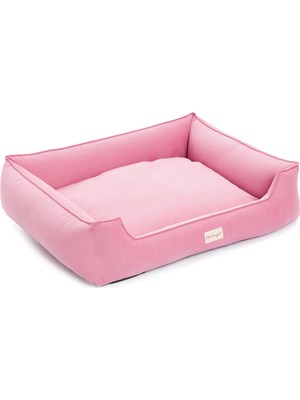 Odea Pet Comfort Delta Leo Pembe Köpek Yatağı L 80X105CM
