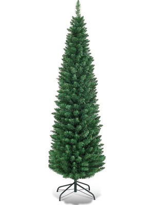 Odea Giantex, Yeşil Yapay Kalem Noel, Birinci Sınıf Menteşeli Çam Ağacı, Sağlam Metal Ayaklı, Ev, Mağazalar ve Tatil Dekorasyonu Için Mükemmel, (5 Ft)