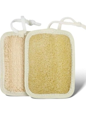 Odea Eldione Doğal Kabak Lifi Yüz Vücut Banyo Kesesi, Antibakteriyel Sağlıklı Bulaşık Süngeri, Çok Amaclı KULLANIM,15X11CM, Seyahat Boy, Cilt Yenileyici Canlandırıcı Etki Selülit Karşıtı,hücre Yenileme