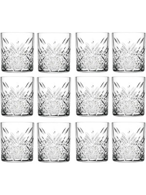 Odea Pasabahce 12 Adet Lüx Viski Bardağı Timeless Kristal Dekorlu Bardak Takımı 86958866298632AYBABASTORE
