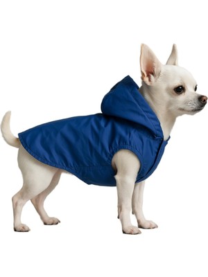 Odea Mpz Pets Içi Polarlı Lacivert Köpek ve Kedi Yeleği & Ceketi Xl