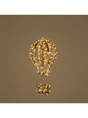 Odea Asu LED Işıklı Balon Dekor 48 cm Altın