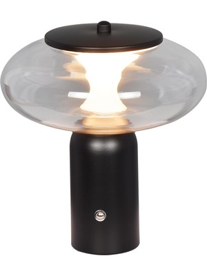 Odea Lucea Erta 03 Siyah Şarjlı Masa Lambası 1X1.8W 3000K