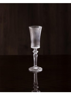Odea Madame Coco Paris 4'lü Şampanya Kadehi Seti - 210 ml - Şeffaf Şeffaf