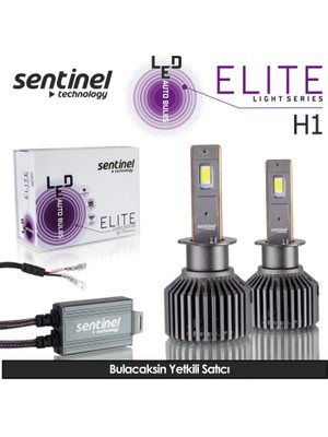 Odea Sentinel Elite H1 LED Xenon Ampülü 65W 12V 12000 Lumen 6500 Kelvin Beyaz Işık