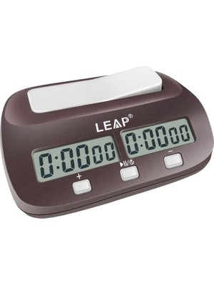 Odea Leap Satranç Saati Dijital Satranç Zamanlayıcı, Profesyonel Masa Oyunları Için, Alarm Fonksiyonlu Zamanlayıcı (Resmi Mağaza) Kahverengimsi Kırmızı