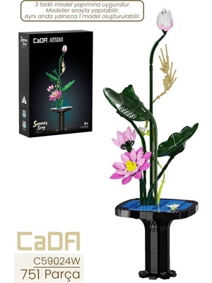 Odea Cada Artizan Summer C59024W Dekoratif ve Koleksiyonluk Çiçek Modeli 751 Parça Yapay Bitki FFC59024W