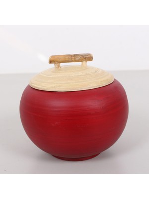 Odea Fanus Doğal Bambu Saklama Kutusu 13X13 cm