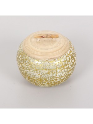 Odea Fanus Doğal Bambu Saklama Kutusu 13X13 cm