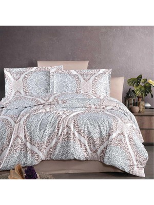 Odea Maxstyle Saten Deluxe Tavisha Çift Kişilik Nevresim Takımı
