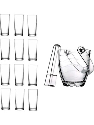Odea Pasabahce Rakı Bardak ve 14 Prç. Rakı Bardağı ve Buz Kovası Seti 1785618004000
