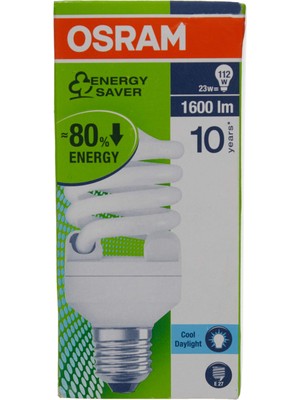 Odea Tasarruflu 23W 1600 Lümen Beyaz Işık E27 Duy Ampul