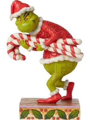 Odea Enesco Grinch By Jim Shore Grinch Stealing Candy Canes Heykelcik