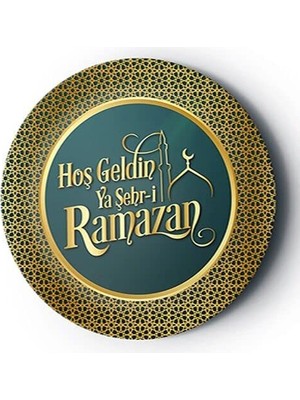 Odea Benim Marifetlerim Hoşgeldin Ramazan Karton Tabak 8 Adet