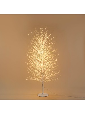 Odea Glint Ledli Çam Ağacı 180 cm Beyaz