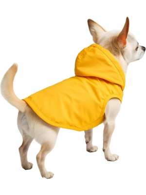 Odea Mpz Pets Içi Polarlı Sarı Köpek ve Kedi Yeleği & Ceketi L