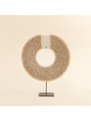 Odea Shell Dekoratif Obje 45 cm Natural