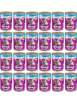 Odea Whiskas Konserve Ton Balıklı (24 x 400 Gr)