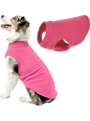 Odea Gooby Esnek Polar Yelek Köpek Kazak - Pembe, 6x-Large - Sıcak Kazak Polar Köpek Ceket - Küçük Köpekler Erkek Veya Kız Için Kış Köpek Giysileri - Küçük Köpekler Için Köpek Kazakları Büyük Köpekler Için
