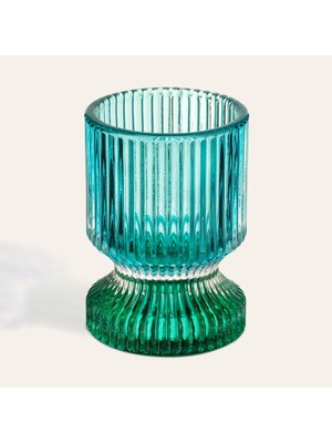 Odea Nanjıng Renkli Cam Dekoratif Obje 6X6X8.5 cm