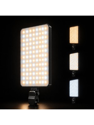 Odea Coverzone Mobil Telefon Dolgu Işığı LED Fill Light 10W 4000MAH Type-C Şarjlı 3000-6500K Ayarlanabilir Parlaklık 3 Renk Modu 360° Döner Taşınabilir Video Fotoğraf Işığı | LJ-S01