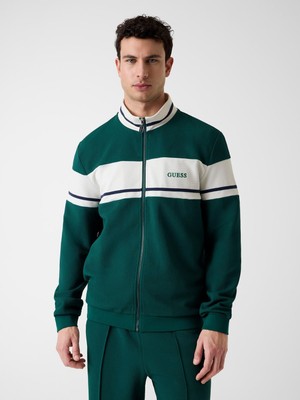 Odea Guess Spiros Erkek Aktif Sweatshirt, Yeşil, L Beden