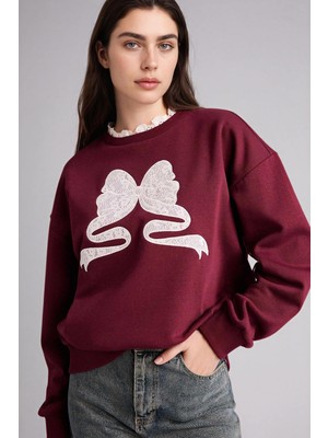 Odea Defacto Oversize Baskılı Sweatshirt G9608AX26SP
