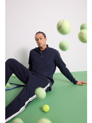 Odea Defacto Standart Fit Dik Yaka Sporcu Sweatshirt D1953AX25AU