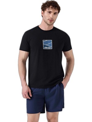 Odea Ellesse% 100 Pamuk Regular Fit Bisiklet Yaka Baskılı T Shirt Erkek T Shirt 6SM5025