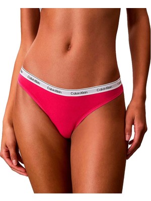 Odea Calvin Klein Kadın 3'lü Paket String Görünmez Dikişsiz, Pembe (Innuendo/stencil Heart+Dark Berry/c), L